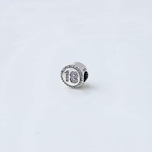 FeatherWish Fits Pandora 0.925 plata de ley Cubic Zirconia