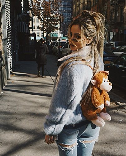 FEISEDY Gafas de sol pequeñas de época Oval Marco de metal delgado Colores de caramelo B2277