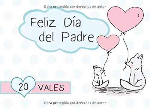 Feliz Día Del Padre 20 Vales: Talonario de 20 Vales Para Padre | Idea Para Regalo Para Dia del Padre | Regalo Para Papa Cumpleaños, Navidad
