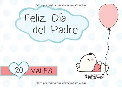 Feliz Día Del Padre 20 Vales: Talonario de 20 Vales Para Padre | Idea Para Regalo Para Dia del Padre | Regalo Para Papa Cumpleaños, Navidad