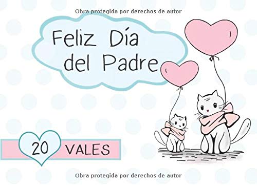 Feliz Día Del Padre 20 Vales: Talonario de 20 Vales Para Padre | Idea Para Regalo Para Dia del Padre | Regalo Para Papa Cumpleaños, Navidad