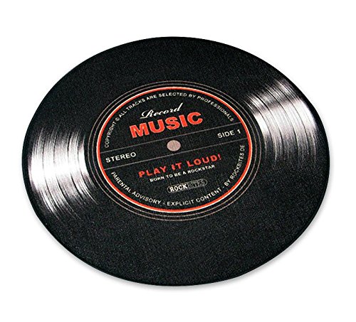 Felpudo mediano en forma de LP/Vinilo "Record Music"