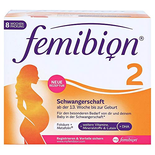 Femibion 2 Schwangerschaft Tagesportionen, 112 pzas Tabletas