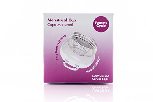 FemmyCycle Menstrual cup/Copa Menstrual LOW CERVIX (Cuello uterino) size