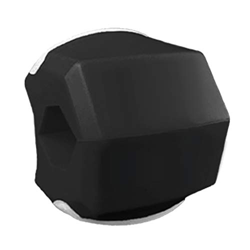 Fenteer 50lbs Jawline ejercitador tono tu cara cuello tóner antiarrugas Facial Fitness ejercicio bola cincelada Jawline Shaper - Negro