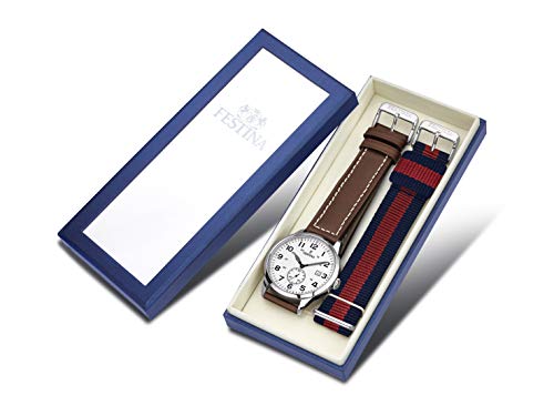 Festina Reloj Analógico para Unisex Adultos de Cuarzo con Correa en Cuero F20347/7