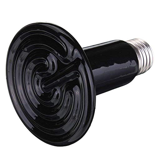 FGF-EU Lámparas de Calor de cerámica de la lámpara de Calor 25W Bombillas infrarrojas del emisor de Calor de la Serpiente para los Pollos de Reptil de la Serpiente del Acuario Pet Brooder