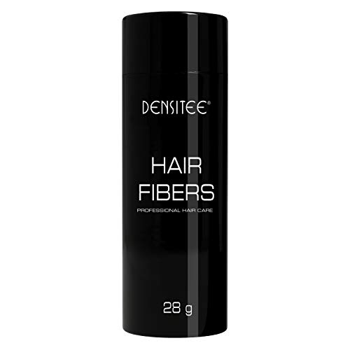 Fibras Capilares Color Negro 28 gr Queratina Caida de Cabello Keratin Fibers Perdida de Cabello Hombres y Mujeres Retoca Raices y Canas Disimula al Instante Calvicie DENSITEE