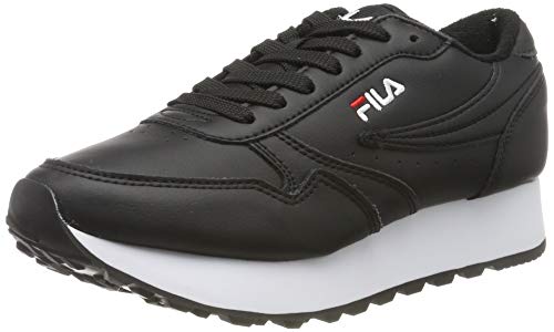 Fila Orbit Zeppa Low Wmn, Zapatillas para Mujer, Negro (Black 1010311-25y), 36 EU