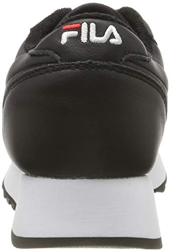Fila Orbit Zeppa Low Wmn, Zapatillas para Mujer, Negro (Black 1010311-25y), 36 EU