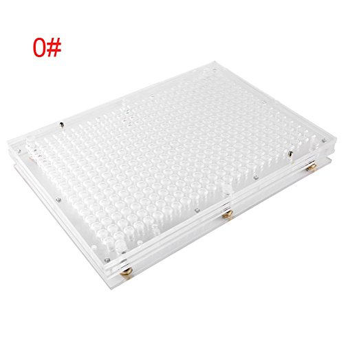 Filfeel Máquina manual de llenado de cápsulas, placas de cápsulas vacías con esparcidor de polvo, cápsulas, herramienta de llenado(0#)