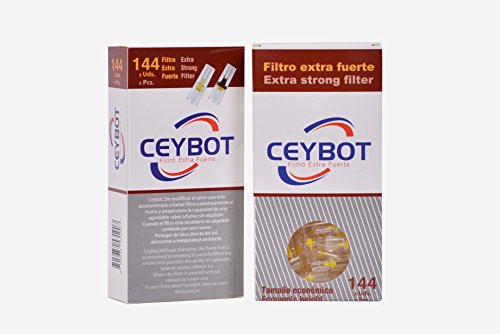 Filtros tabaco Ceybot (144 unidades) - Boquillas para fumar tabaco - Filtro cigarrillos reutilizables