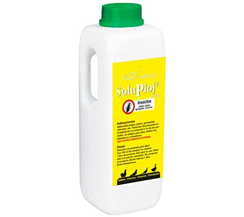 FINCA CASAREJO SoluPioj 500 ML. para la eliminación Natural contra pulgas, piojos, garrapatas y chinches