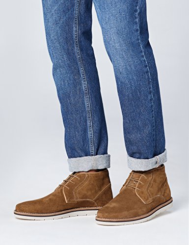 find. Botines de Ante con Cordones para Hombre, Beige (Stone), 42 EU