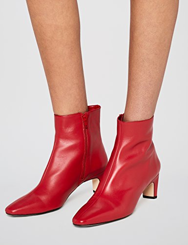 find. Botines de Tacón de Piel Mujer, Rojo (Red 007), 40 EU