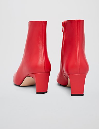 find. Botines de Tacón de Piel Mujer, Rojo (Red 007), 40 EU