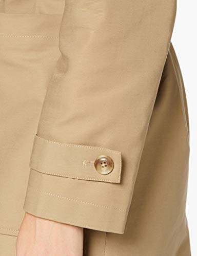 find. Gabardina Trench con Cinturón Mujer, Beige (Neutral), 42, Label: L