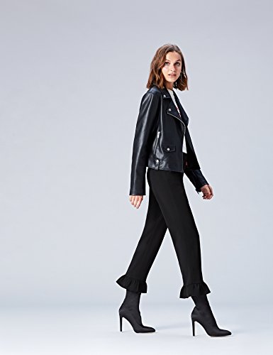 find. Pantalones Mujer, Negro (Black), 46, Label: XXL