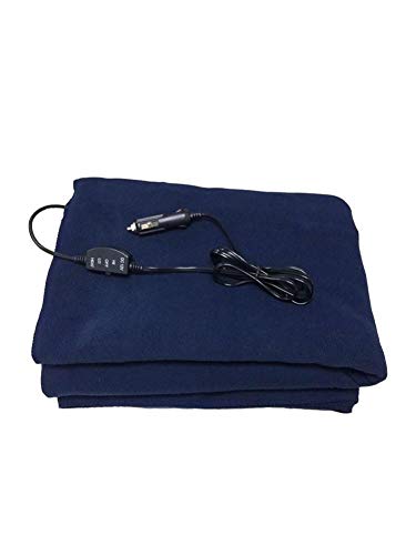 Findema | Manta De Calefacción del Automóvil 12V Temperatura Constante Ahorro Energía Eléctrica Cálido Otoño Invierno 3 Niveles Control Posición para Inviernos Fríos Viajes por Carretera o Emergencia