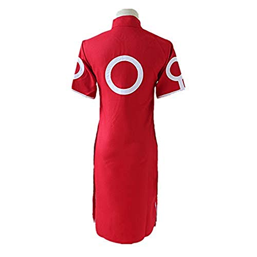 FINDPITAYA Naruto Disfraz para Adulto - Sakura Haruno Cosplay Costume con Bandana - Primera generación (M)