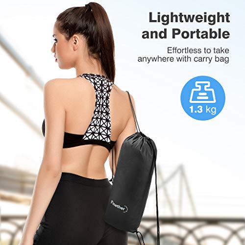 Finether-Rodillo de Espuma para Masaje Muscular Foam Roller Kit de Masajeador Bola de Masaje Rodillo de Palo para Masaje, Azul