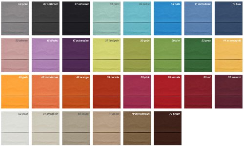 Fino Funda de cojín Aprox. 40 x 40 cm alta calidad & plegado en 30 multicolor Colores (Juego De 2) - algodón mezcla, 53 Rosa Antiguo, 40 x 40 cm, 40_x_40_cm