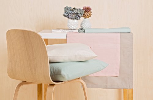 Fino Funda de cojín Aprox. 40 x 40 cm alta calidad & plegado en 30 multicolor Colores (Juego De 2) - algodón mezcla, 53 Rosa Antiguo, 40 x 40 cm, 40_x_40_cm