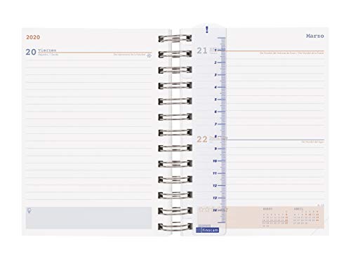Finocam - Agenda 2019-2020 1 día página español Mini Institut Personalizable