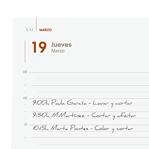 Finocam - Agenda 2021 1 Día página Espiral Personalizable Español