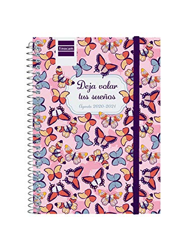 Finocam - Agenda Curso 2020-2021 Octavo- Semana Vista Apaisada Secundaria Sueños Español, 8º - 120 x 164 (mediano)