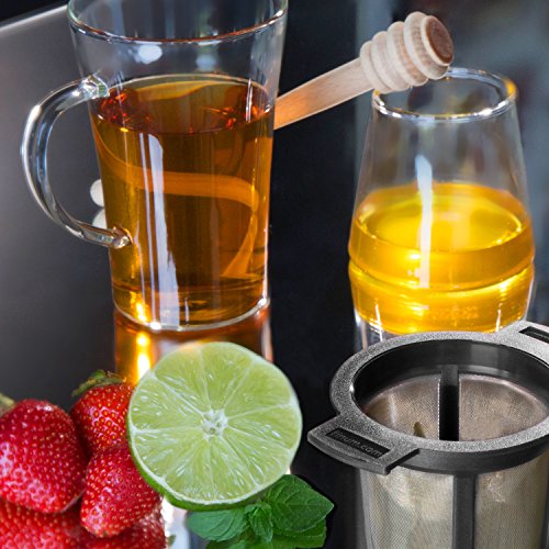 Finum 421.50.00 Brewing Básquet Filtro Permanente, Acero Inoxidable, Negro, 7 cm