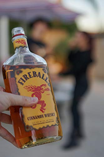 Fireball Cinnamon Whisky - botella de Licor de Whisky infusionado con canela - 700ml