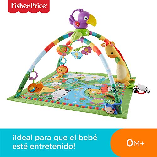 Fisher-Price - Gimnasio deluxe animalitos de la selva - gimnasios bebe - (Mattel DFP08)