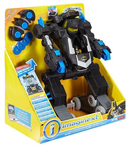 Fisher-Price Imaginext Batman, Bat-Robot transformable, juguete para niño + 3 años (Mattel DMT82)
