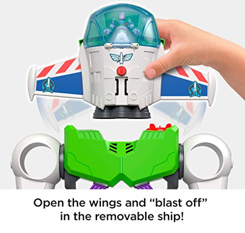 Fisher-Price Price Imaginext Disney Toy Story 4 Robot Buzz Lightyear, Juguetes Niños 3 Años (Mattel GBG65)