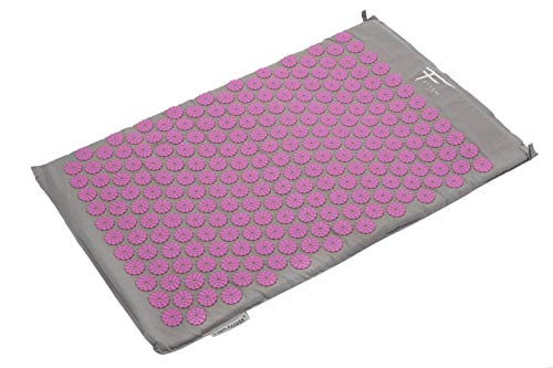 Fitem – Alfombra de acupresión + bolsa – Alivia los dolores de espalda y ciática – Masaje en la espalda – Relajación muscular y recuperación tras practicar deporte
