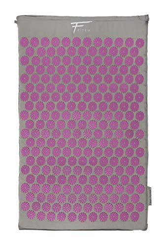 Fitem – Alfombra de acupresión + bolsa – Alivia los dolores de espalda y ciática – Masaje en la espalda – Relajación muscular y recuperación tras practicar deporte