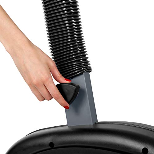 FITFIU Fitness BELI-120 - Bicicleta Elíptica con sillín regulable, multifunción Elíptica y Estática magnética, pantalla LCD, Pulsómetro y disco de inercia de 5kg ideal Entrenamiento Fitness