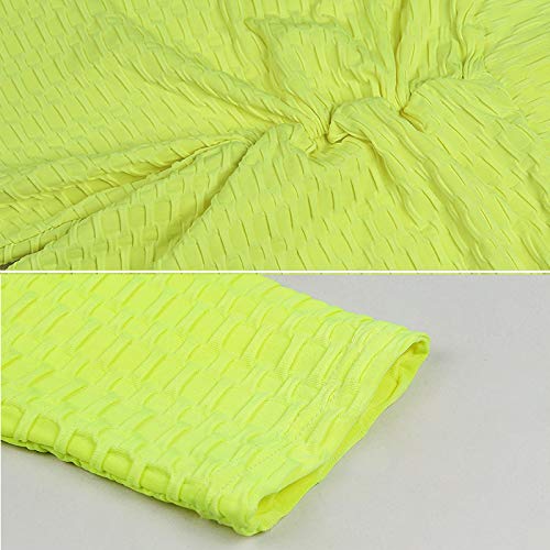 FITTOO Leggings Push Up Mujer Mallas Pantalones Deportivos Alta Cintura Elásticos Yoga Fitness  Amarillo S