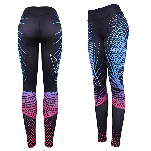 FITTOO Mallas Pantalones Deportivos Leggings Mujer Yoga de Alta Cintura Elásticos y Transpirables para Yoga Running Fitness con Gran Elásticos890 Negro L