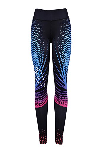 FITTOO Mallas Pantalones Deportivos Leggings Mujer Yoga de Alta Cintura Elásticos y Transpirables para Yoga Running Fitness con Gran Elásticos890 Negro L