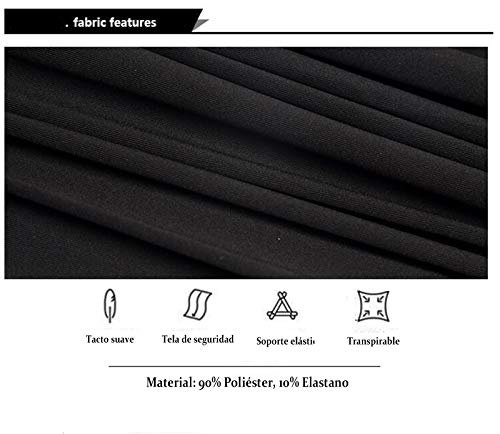 FITTOO Pantalones Deportivos Leggings Mujer Yoga de Alta Cintura Elásticos y Transpirables para Running Fitness Yoga con Gran Elásticos630 Azul S