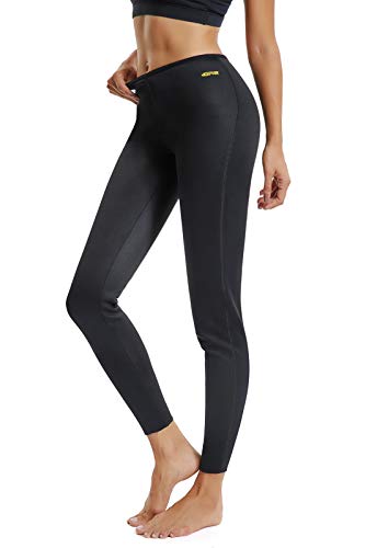 FITTOO Pantalones Sauna Reductora Adelgazante Deportivos Mujer Yoga de Alta Cintura para Fitness