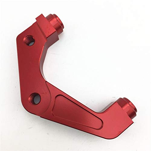 FJY frenos de discos de freno Calibrador del freno de la motocicleta de soporte / adaptador for Yamaha Jog Vespa rsz Fuerza for RPM Adelin Adl01 Frando Hf1 82mm Pinza de freno ( Color : Black 200MM )