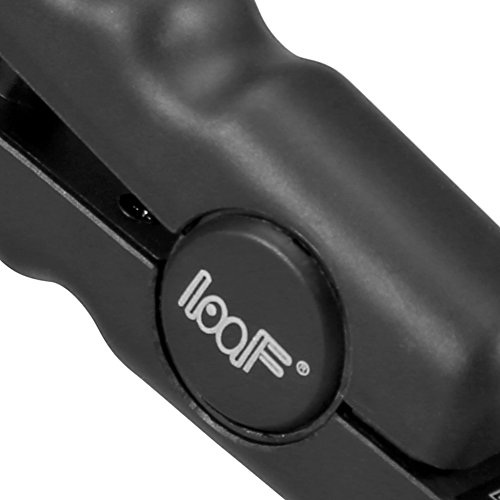 Flat Fusion Nano Hair Extension Connector para Keratin Bonded PTC Temperatura constante sin rastro Extensión de cabello Iron Wand Melting Tool(Negro)