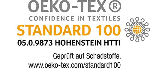 Fleuresse Colours 9100 FB. 0941 - Funda para Almohada, 50 cm x 80 cm, Color Negro