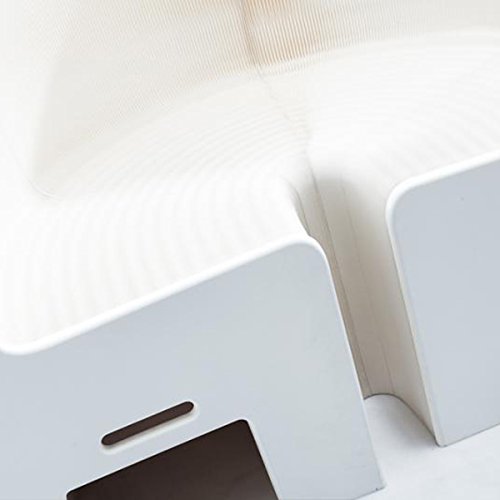 Flexible Love sofá plegable de cartón White 16