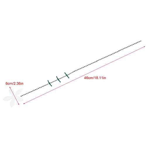 Flor de cadena cuarto de baño, 2pcs cadena para fregadero de cocina sala de Dain bañera baño Filtro Evacuation peluca cabello pelo de quitar los cadena de netttoyage