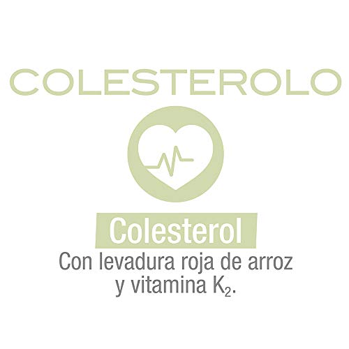 Florase Colesterolo: Complemento alimenticio con levadura de arroz y vitamina K2 - 40 Cápsulas