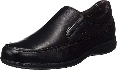 Fluchos- retail ES Spain 8499, Zapatos sin Cordones Hombre, Negro (Black), 43 EU